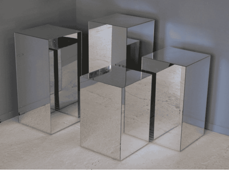 Mirror plinths made in a size to suit you