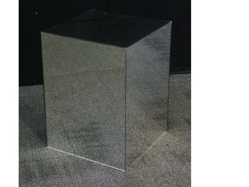 A typical retail plinth, 40cm square and 50cm high
