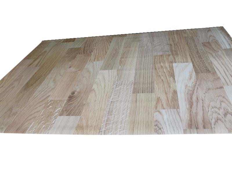 Printed vinyl floor that looks like wood