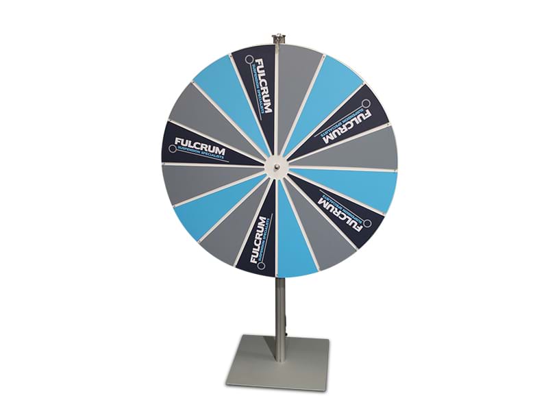 Prize wheel 1.5m high with 1000mm diameter wheel