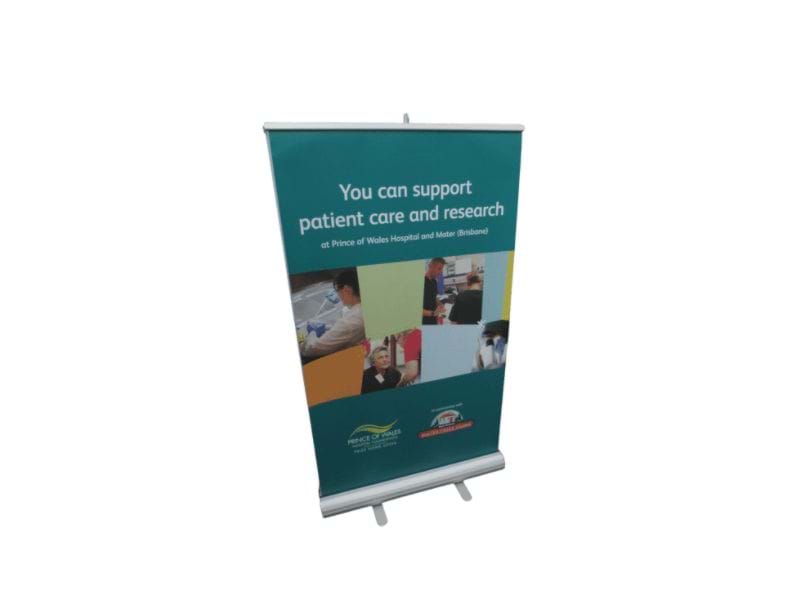 Mall height double-sided Quickscreen for shopping centre use