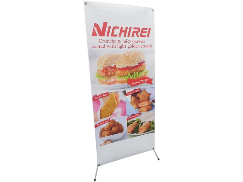 X Banner Stand standard size 850mm x 2 metres