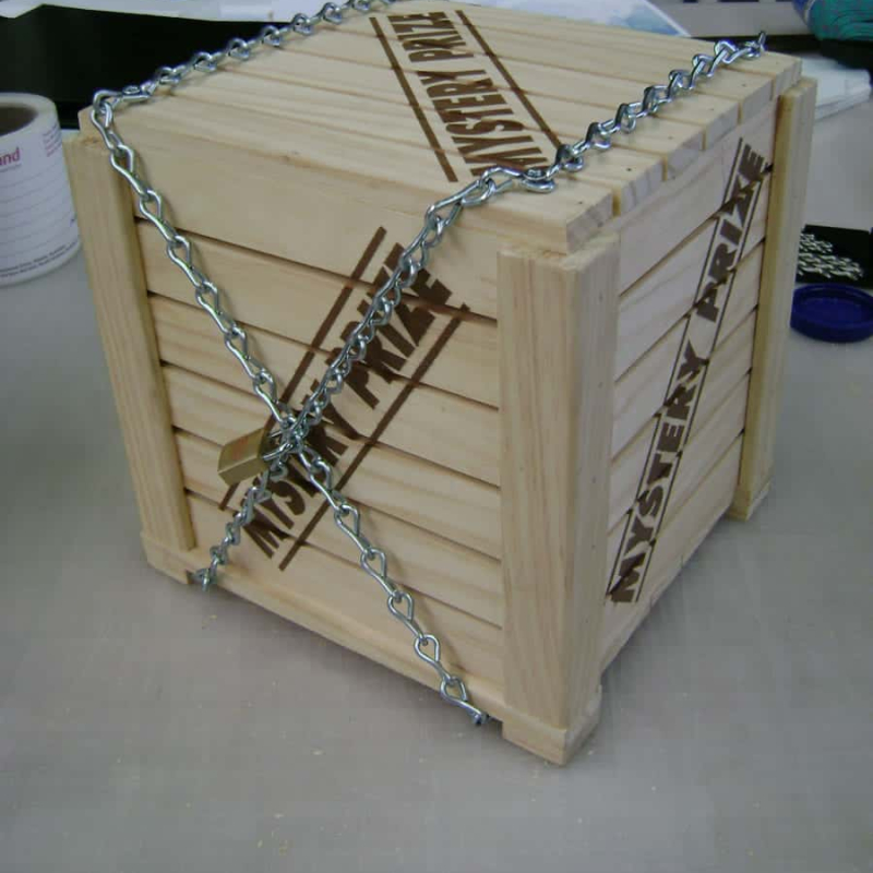 Timber-look crates