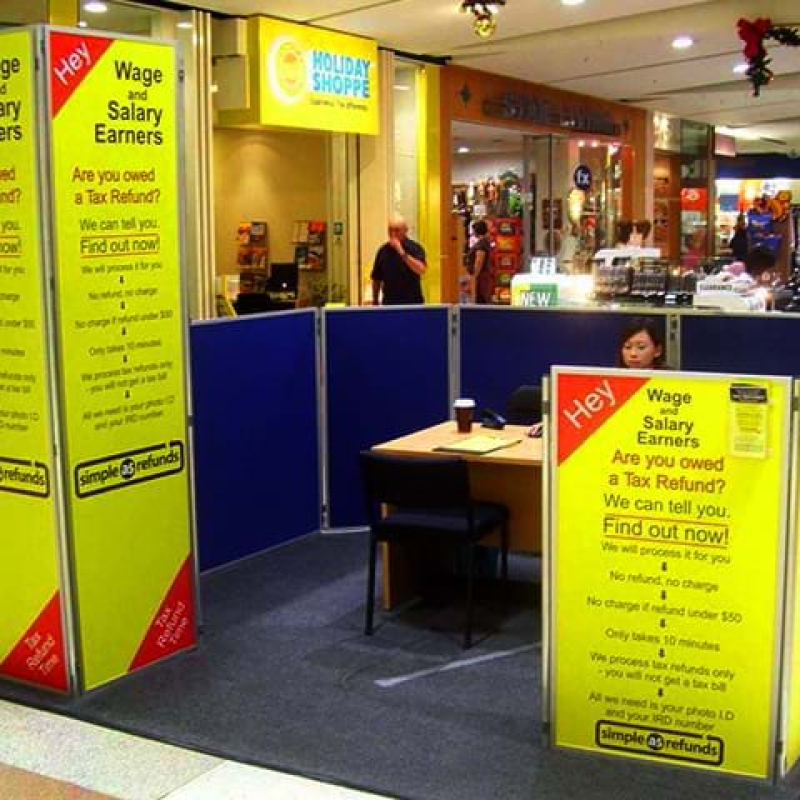 Cario shopping centre booth configuration