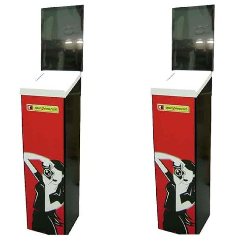 Free standing entry box
