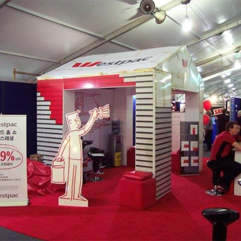 Themed trade show desing for Westpac
