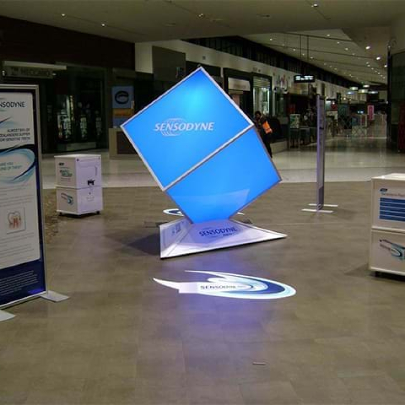 Mall display for sensodyne