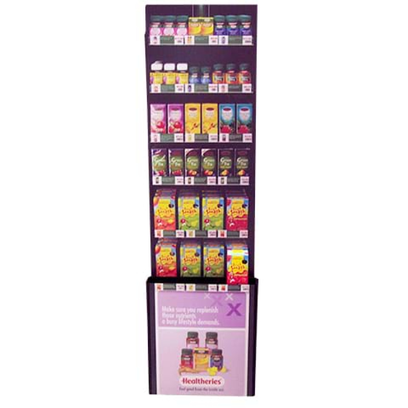 Display unit for merchandising of tea packets