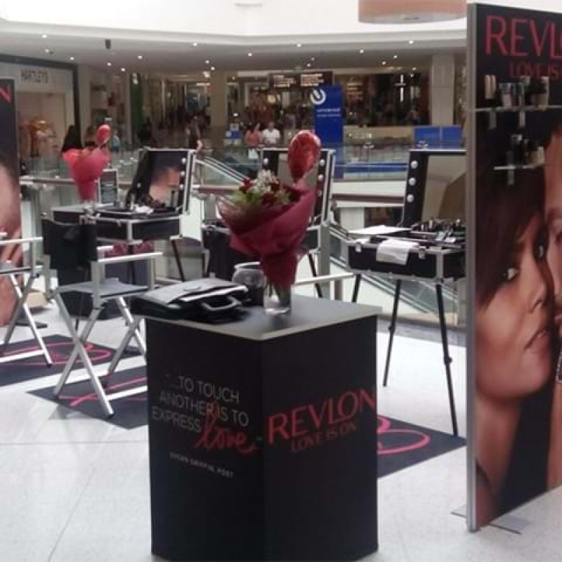 Revlon mall display