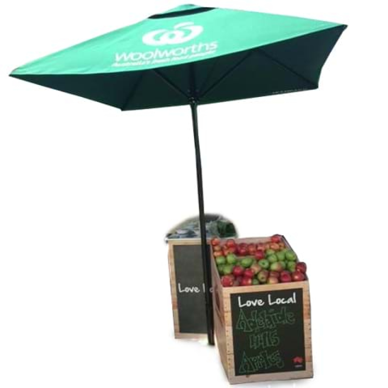 Outdoor booth for woolworths
