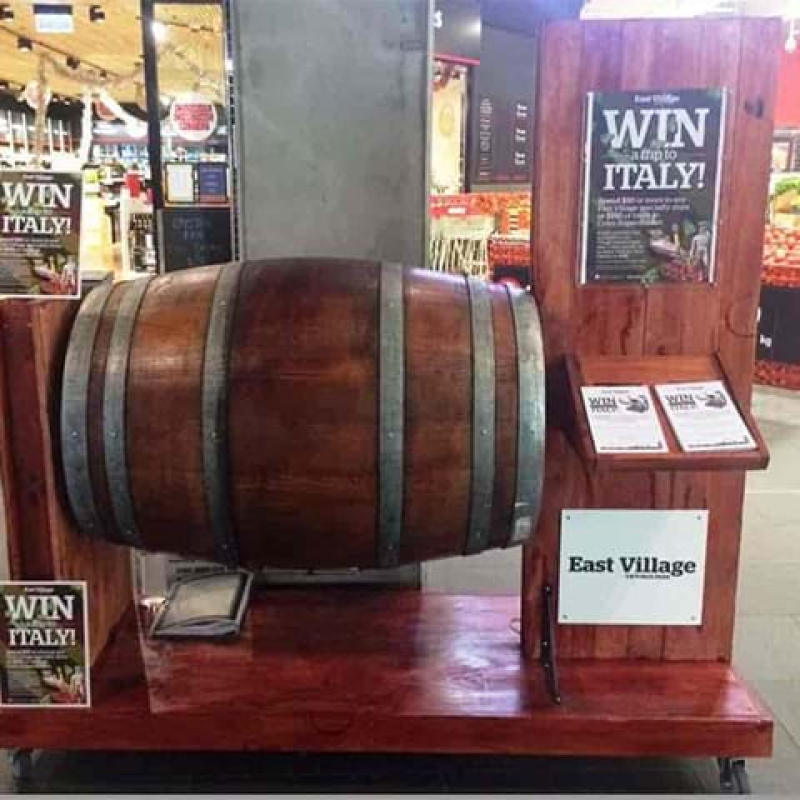 Wine Barrel Stand