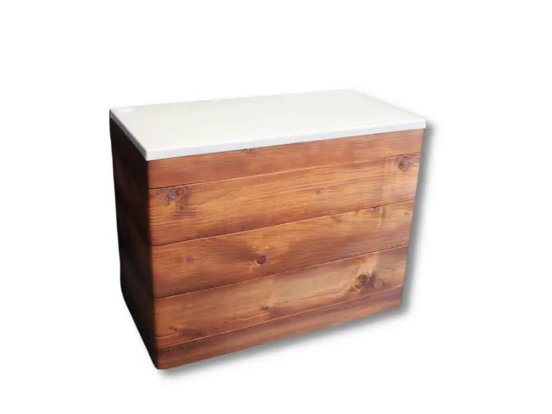 Most popular: white table top with interchangeable graphic wrap