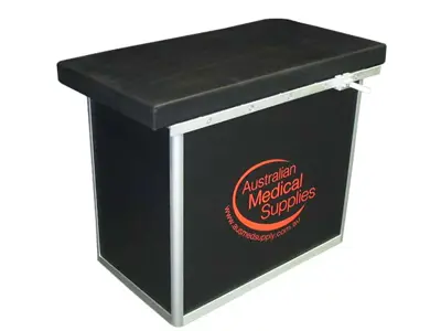 Aluminium Frame Table with Padded Cushion and Sliding Handle
