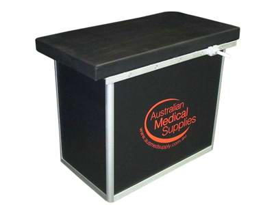 Aluminium Frame Table with Padded Cushion and Sliding Handle
