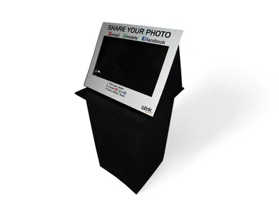 Folding TV Kiosk