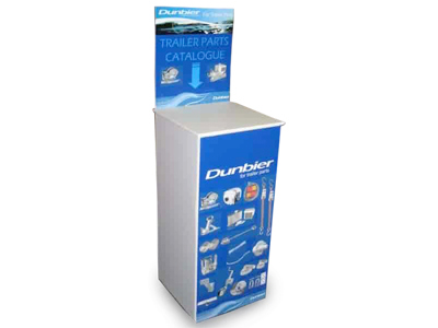 Freestanding Competition Box with Header Board