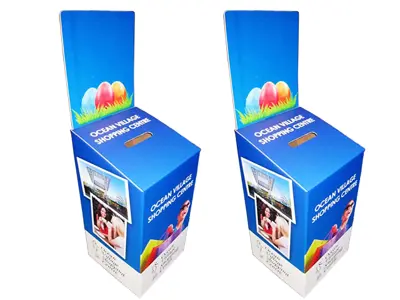 Cardboard Display Entry Boxes