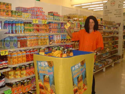 Sampling Shopping Trolley