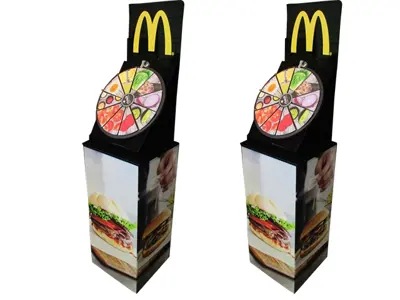 Plinth and Prize Wheel